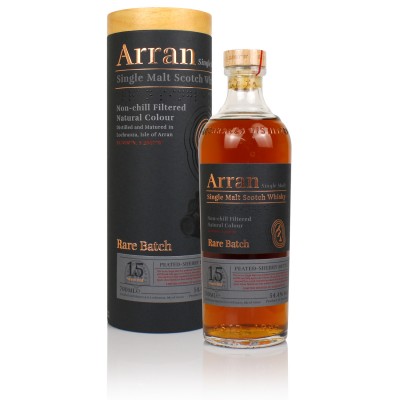 Arran 15 Year Old Rare Batch, Peated-Sherry Butts