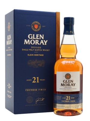 Glen Moray 21 Year Old / Port Wood Finish
