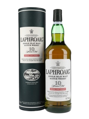 Laphroaig 10 Year Old / Cask Strength / Litre
