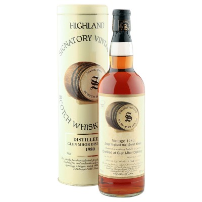 Glen Mhor 1980 20 Year Old, Signatory Vintage 2001 Bottling with Tin