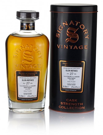 Glenrothes 27 Year Old 1996 Signatory Cask Strength