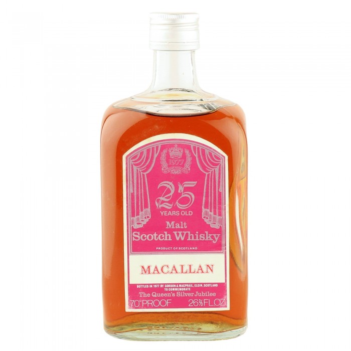 Macallan 1952 25 Year Old, Queen's Silver Jubilee 1977 Bottling