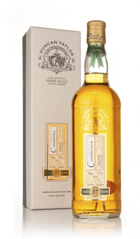 Caperdonich 37 Year Old 1972 Cask #6733 Rare Auld Duncan Taylor