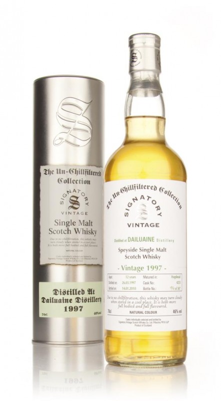 Dailuaine 12 Year Old 1997 Cask #4233 Un-Chillfiltered Signatory