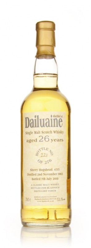 Dailuaine 26 Year Old 1983 Bladnoch