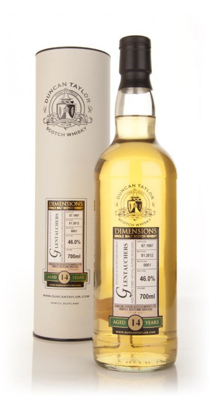 Glentauchers 14 Year Old 1997 Dimensions Duncan Taylor