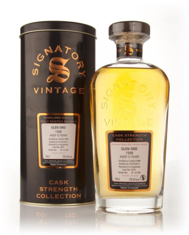 Glen Ord 12 Year Old 1998 Cask 3476 Cask Strength Collection Signatory