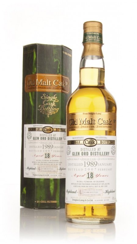 Glen Ord 18 Year Old 1989 Cask 3336 Old Malt Cask Douglas Laing