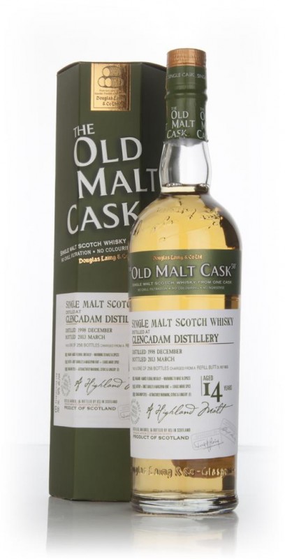 Glencadam 14 Year Old 1998 cask 9633 Old Malt Cask Douglas Laing