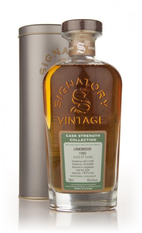Linkwood 17 Year Old 1990 Cask Strength Collection Signatory