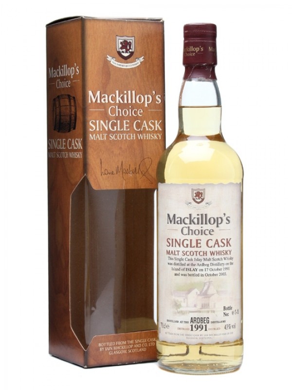 Ardbeg 1991 Bottled 2003 Mackillop's Choice
