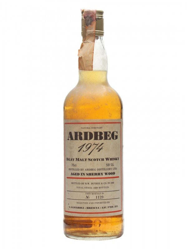 Ardbeg 1974 Bottled 1983 Sherry Wood Samaroli