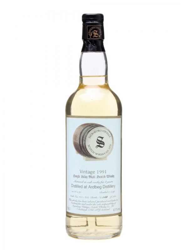 Ardbeg 1991 8 Year Old Casks #611 615 Signatory
