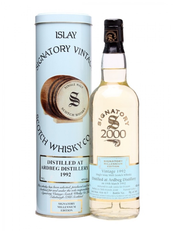 Ardbeg 1992 8 Year Old Signatory Millennium #416 417