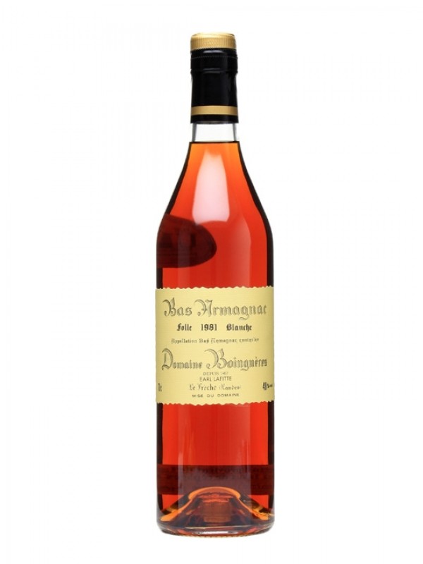 Domaine Boingneres 1981 Bas Armagnac Folle Blanche