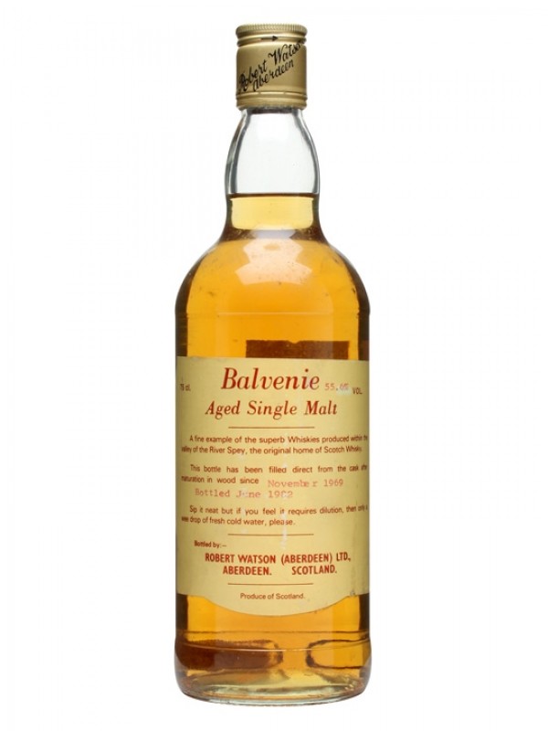 Balvenie 1969 12 Year Old Robert Watson Independent Bottler