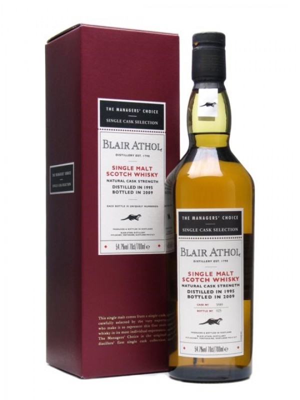 Blair Athol 1995 Managers' Choice Sherry Cask