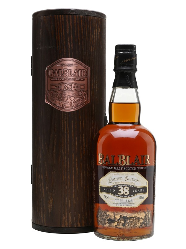 Balblair 1966 38 Year Old Spanish Oak Cask