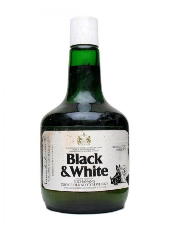 Black & White Bottled 1980's 175cl