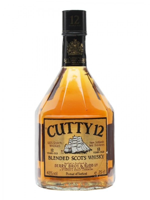 Cutty Sark 12 Year Old Bottled 1980s