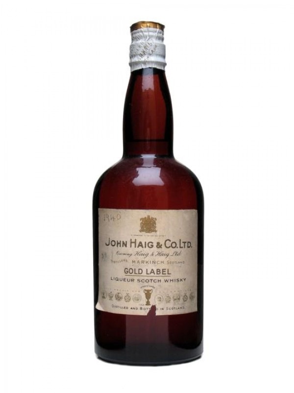 Haig Gold Label Cork Stopper Late George V