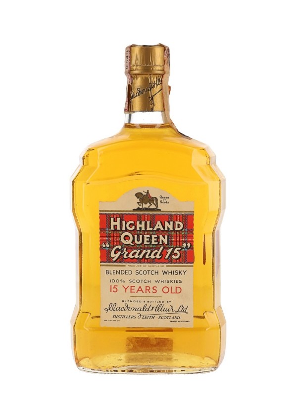 Highland Queen 'Grand 15' 15 Year Old Bottled 1950s