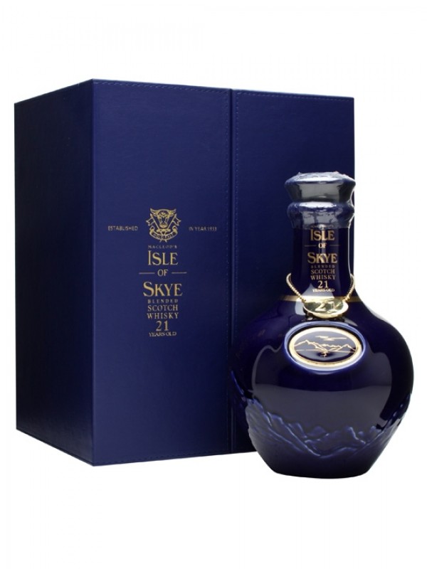 Isle of Skye 21 Year Old Blue Wade Ceramic Decanter