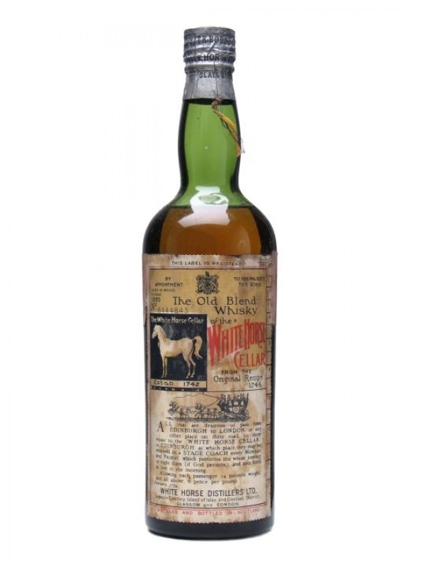 White Horse Bottled 1930 HM The King