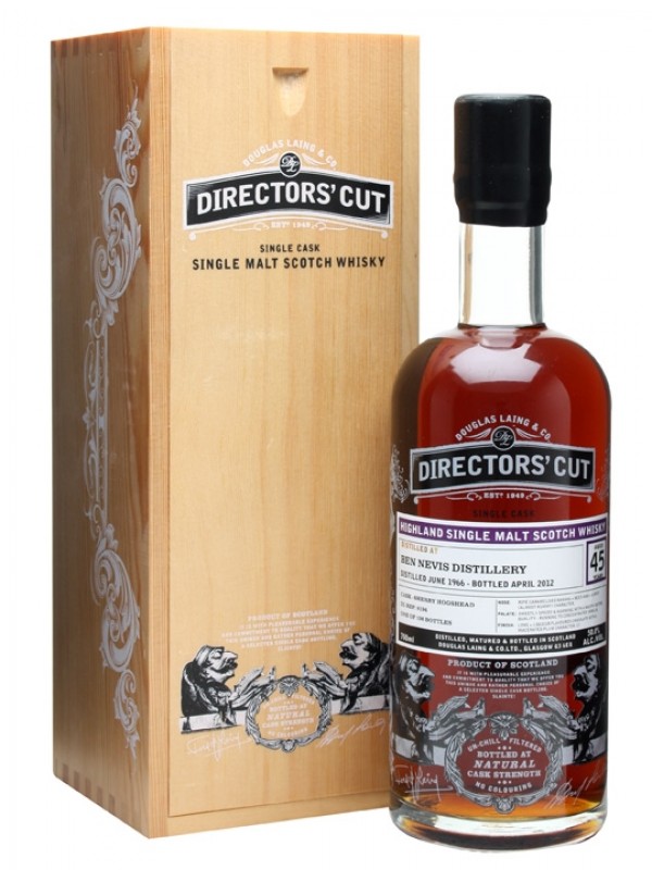 Ben Nevis 1966 45 Year Old Sherry Cask #8194 Douglas Laing Directors