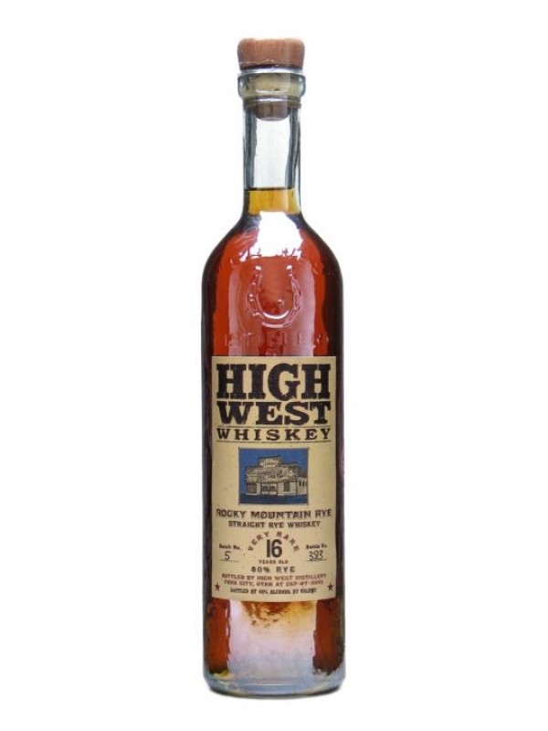 High West Rocky Mountain Rye 16 Year Old