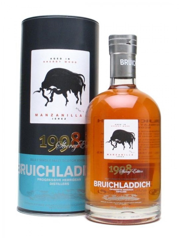 Bruichladdich 1998 10 Year Old Sherry Manzanilla