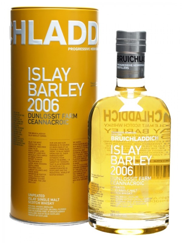 Bruichladdich 2006 Islay Barley 5 Year Old Dunlossit