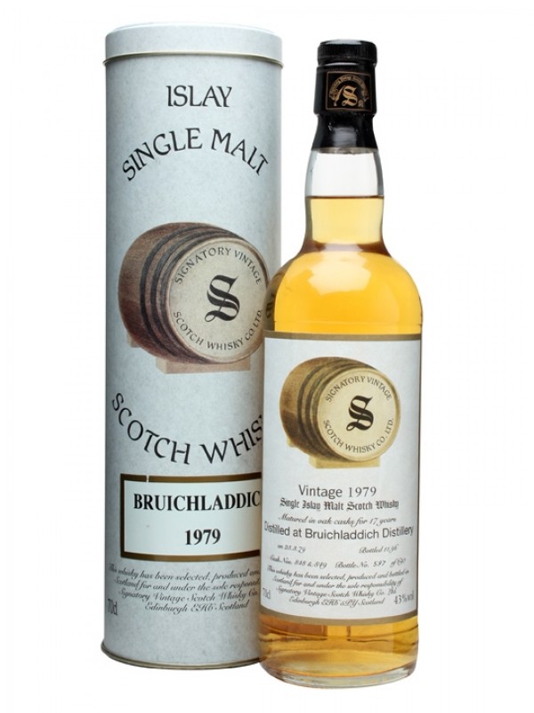 Bruichladdich 1979 17 Year Old Cask #848+9 Signatory