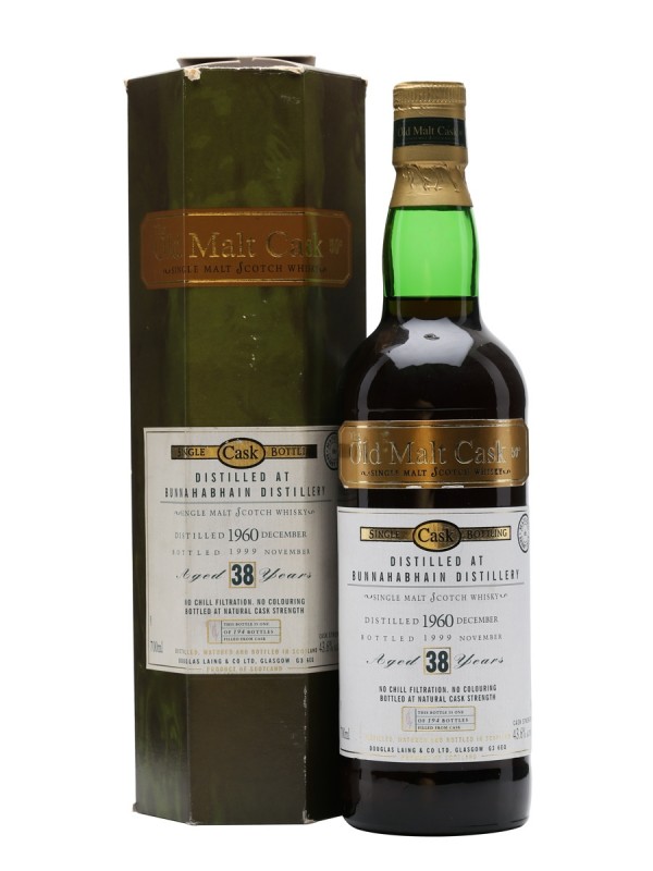 Bunnahabhain 1960 38 Year Old Sherry Cask Douglas Laing Old Malt Cask