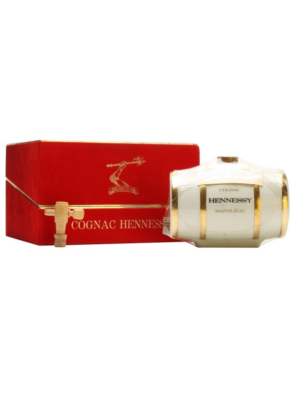 Hennessy Napoleon Cognac Ceramic Barrel Bottled 1980s