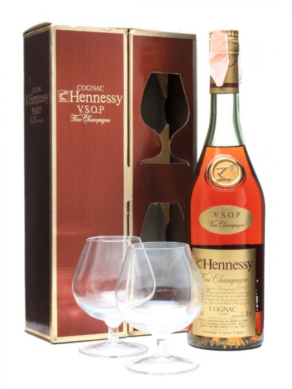 Hennessy VSOP Glass Pack Bottled 1980s