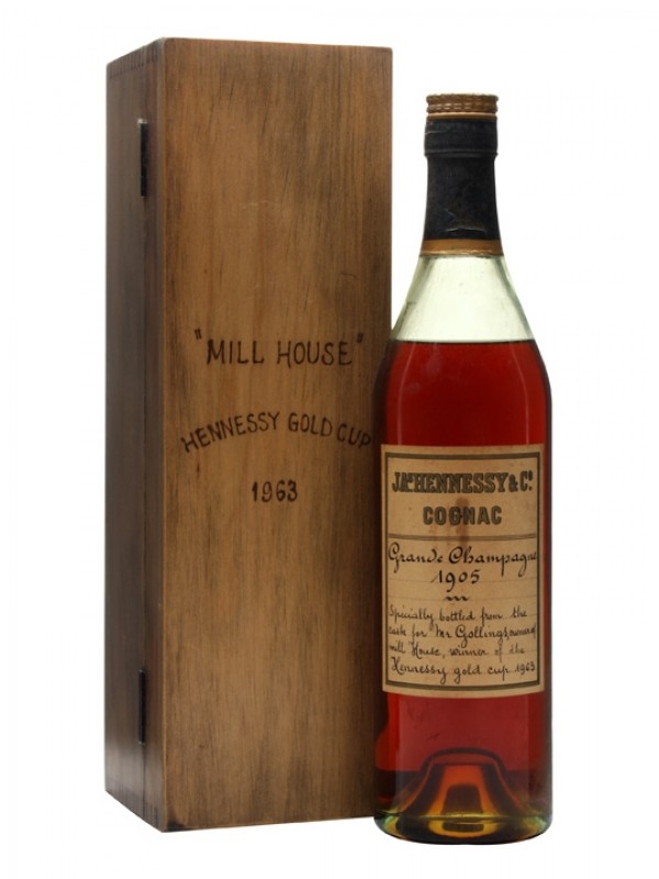 Hennessy 1905 Grand Champagne Cognac Bottled 1963