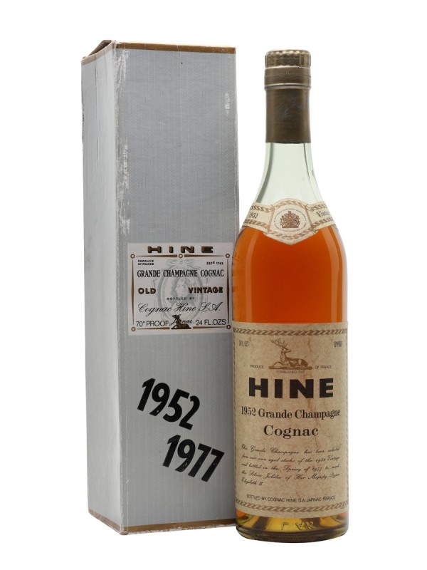 Hine 1952 1977 Silver Jubilee Cognac