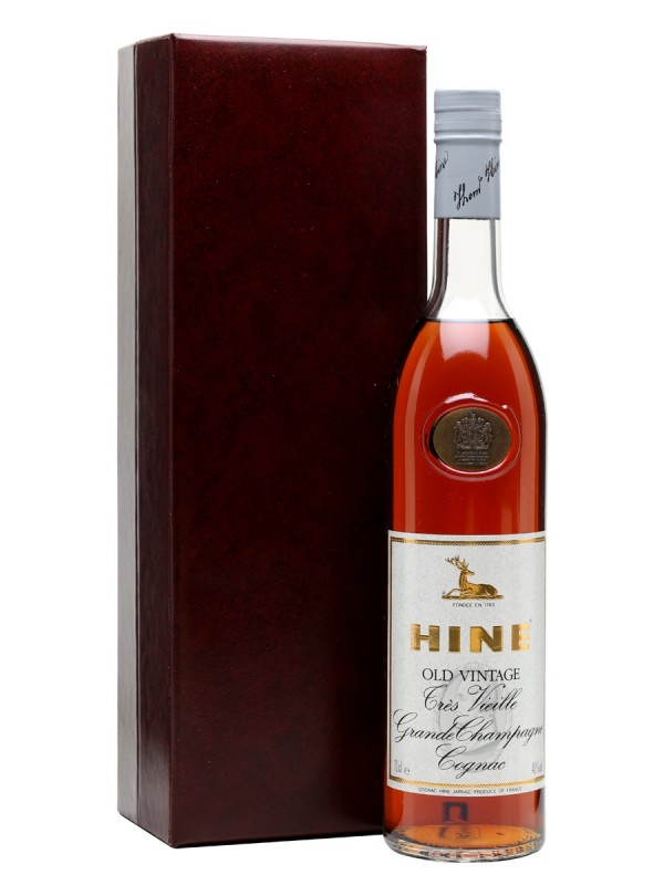 Hine Old Vintage Cognac Tres Vieille Bottled 1970s