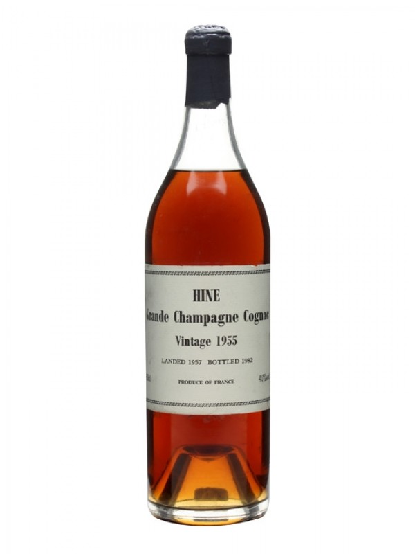 Hine 1955 Cognac Landed 1957 Bottled 1982