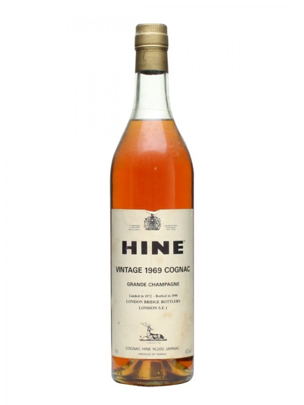 Hine 1969 Cognac Early Landed Bottled 1990