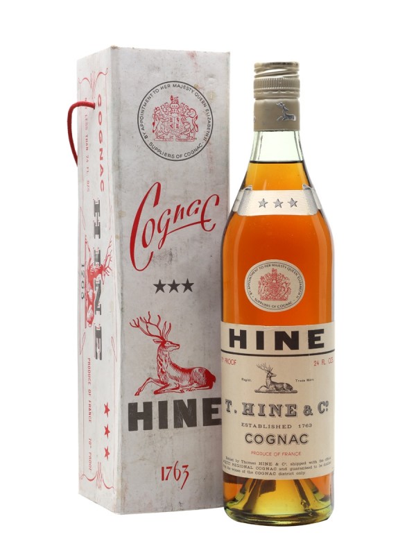 Hine 3 Star Cognac Bottled 1960s