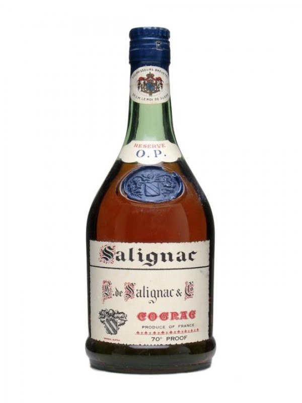 Salignac Reserve O.P Cognac Bottled 1960's
