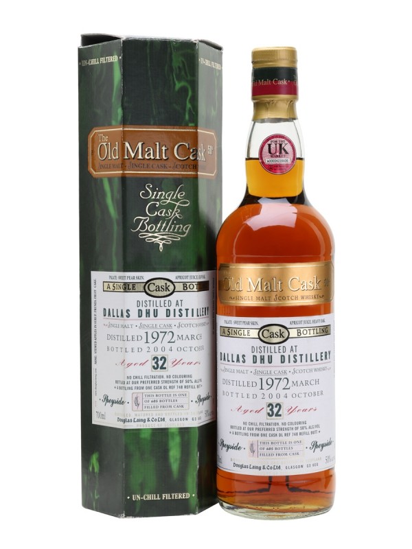 Dallas Dhu 1972 32 Year Old Douglas Laing Old Malt Cask