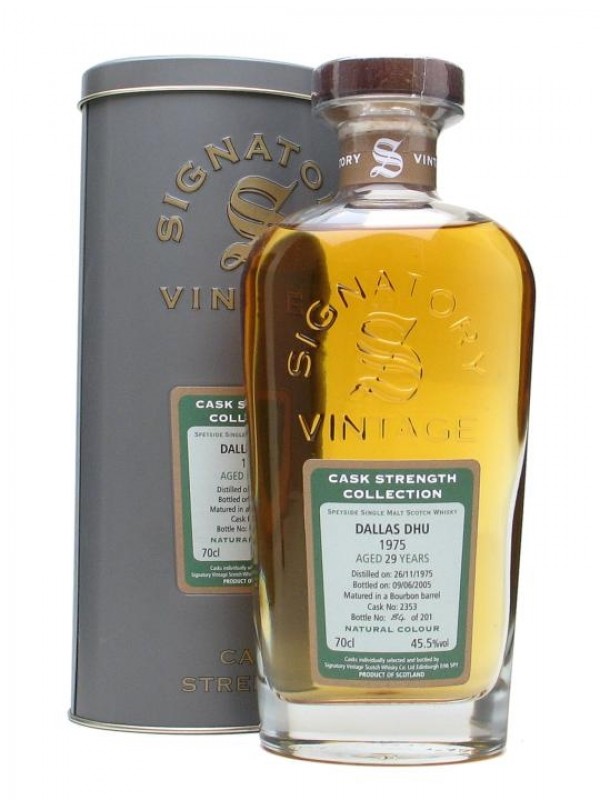 Dallas Dhu 1975 29 Year Old Signatory Cask Strength Collection
