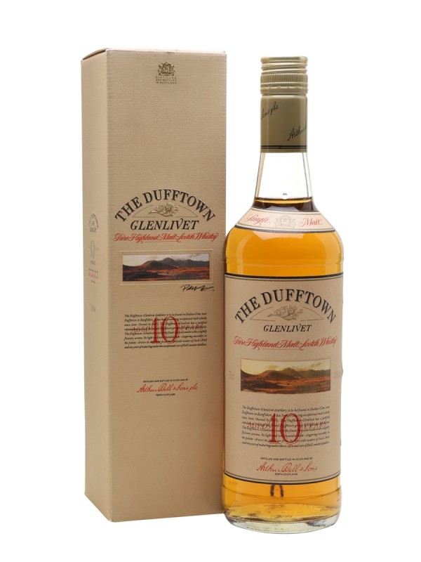 Dufftown Glenlivet 10 Year Old Brown Label