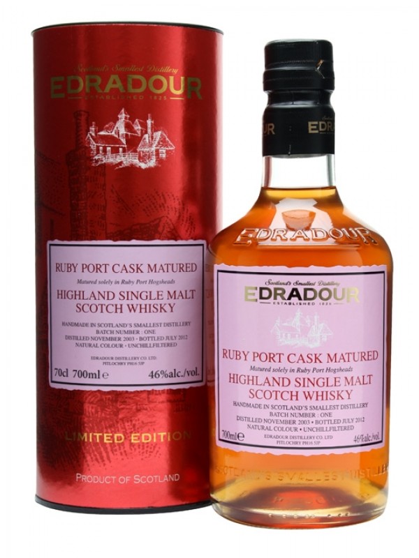 Edradour 2003 Ruby Port Cask Batch 1