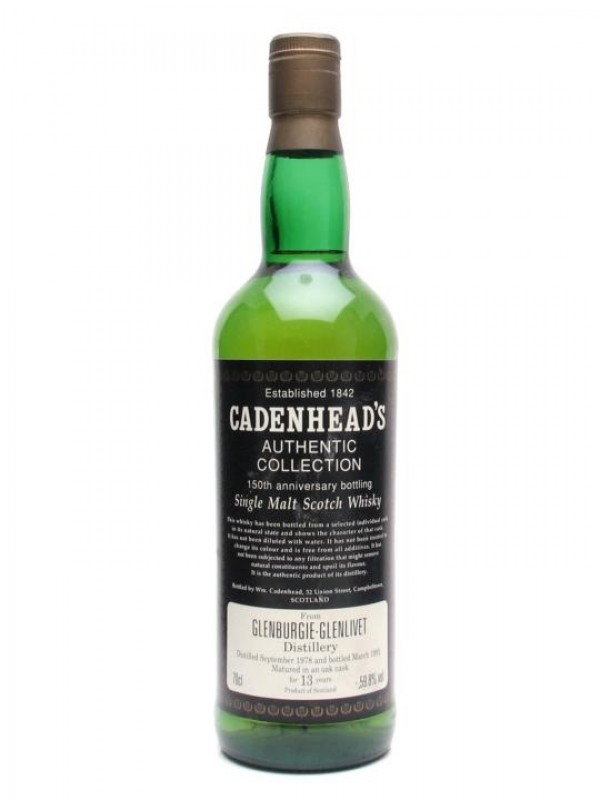 Glenburgie Glenlivet 1978 13 Year Old Cadenhead's