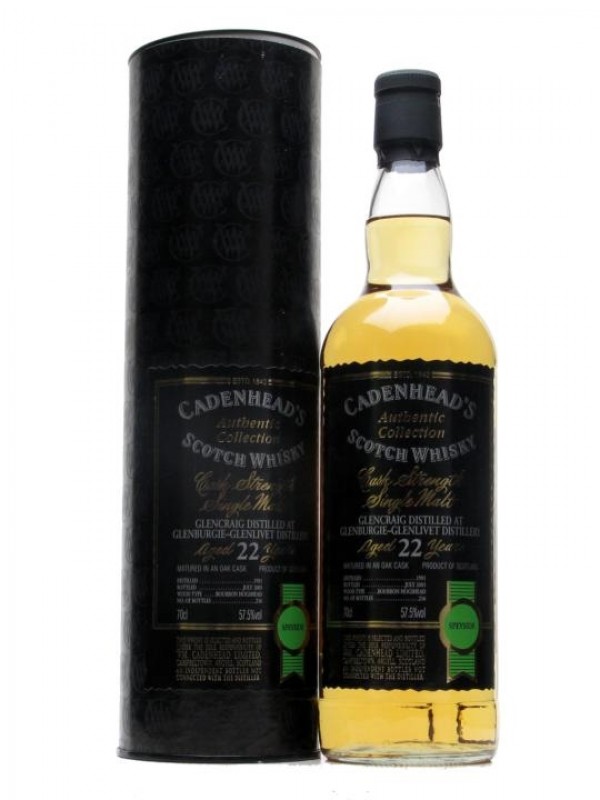 Glencraig 1981 22 Year Old Cadenhead's