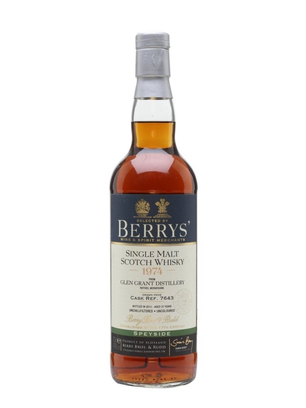 Glen Grant 1974 Cask #7643 Berry Bros & Rudd